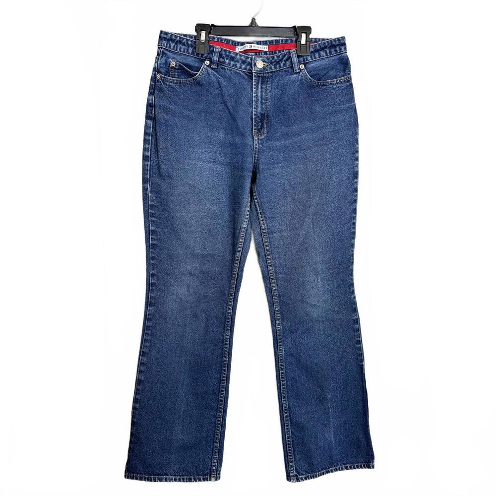 Vintage 2000s Tommy Hilfiger Jeans Size‎ 10 Women's Straight Leg Y2K Medium Wash